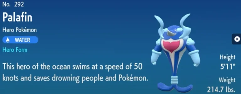 Pokemon SV Finizen Evolution: Unlocking Palafin in Pokemon Scarlet and Violet